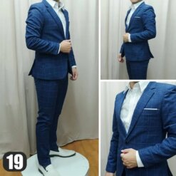 VEST CARO XANH DƯƠNG